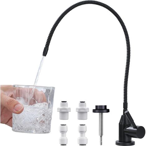Robinet Osmoseur Eau Froide Uniquement Robinet d'eau Osmoseur 1 Voie Noir (1/5)