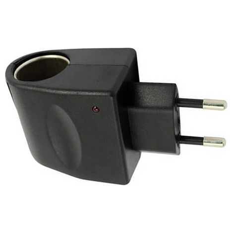 Adattatore per accendisigari da auto, adattatore per caricabatteria da accendisigari da auto UE, 220 V CA a 12 V CC (1/5)