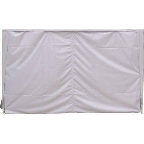 2x2M White Pop Up Gazebo Side Panel Wall with Zipper 1 Piece Only (1/5)