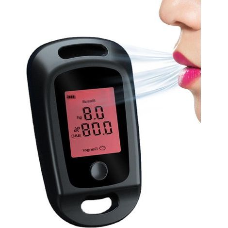 Alcootest Personnel, testeur d'alcool Portable pour alcootest Alcootest Haute précision sans Contact pour Usage Personnel et Professionnel, Haute sensibilité (1/5)