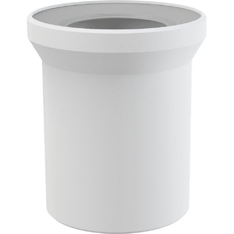 Raccord de WC 150 mm - Polypropylène - Raccordement fiable - Avec joint (1/2)