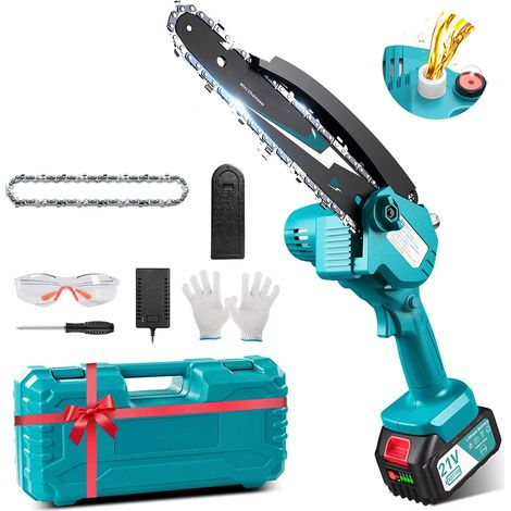 Kit tronçonneuse 8 pouces – Nu (sans batterie) – Compatible Makita 18 V – Élagage portable (1/5)