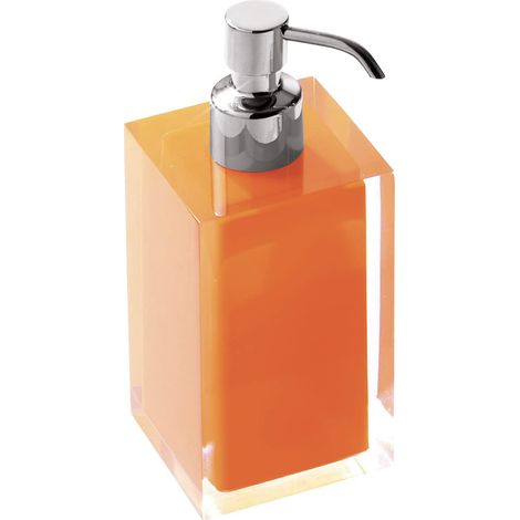 Gedy Auckland Dosasapone Bagno, Arancione, 16.2 x 7 x 7 cm (1/5)