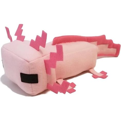 Peluche Minecraft Axolotl rare de 30 cm, douce et moelleuse (1 pièce) (1/4)