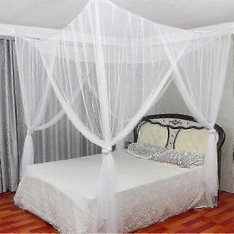 Grande moustiquaire pour la chambre à coucher, protection contre les moustiques et les insectes volants. Solution de couverture barrière contre les insectes volants. (1/5)