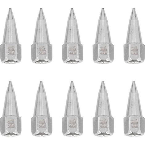 10 connecteurs de pistolet à embout graisseur standard, graisseurs manuels et pneumatiques, 1/8 pouce. (1/5)