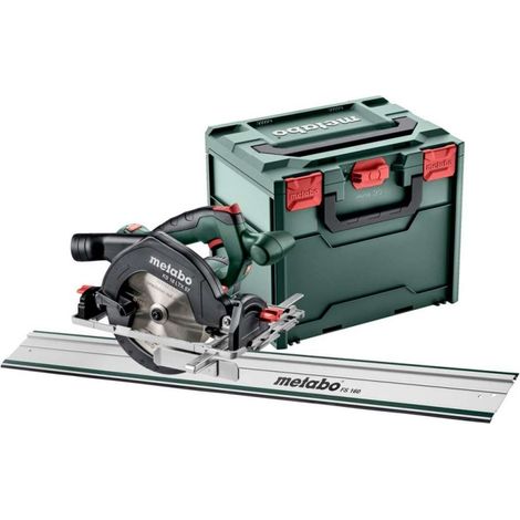Metabo – Scie circulaire portative 165 mm – Profondeur de coupe 57 mm – Moteur 18V – Pour bois dur et panneaux – Lame carbure incluse (1/4)