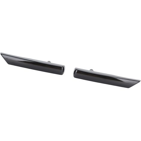 Paire de feux dynamiques de grille d'aération latérale avant gauche droite remplacement pour Freelander 2 LR2 2007-2014 noir (1/5)
