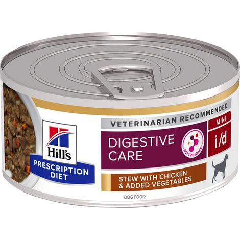 Hills Dog Prescription Diet i/d Digestive Care Spezzatino Pollo e Verdure - Lattina 354 Gr - Cibo Umido Cani