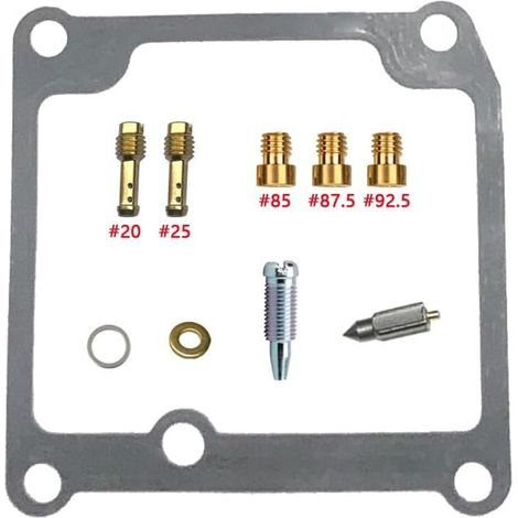 Kit de réparation de carburateur pour RG80 1985-1991 80 cm³ VM20  Kit de base  Compatible avec RG80  carburateur VM20  monocylindre 80 cm³  joints en nitrile résistants à l'essence, gicleur de précisi