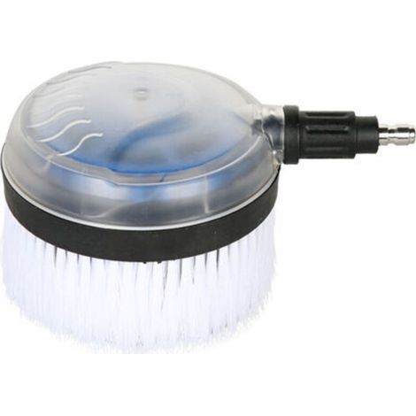Brosse de lavage rotative, accessoire de nettoyage à pression, outil de nettoyage à connexion rapide universel pour carrosserie de voiture, surfaces de bureau et de maison (1/5)