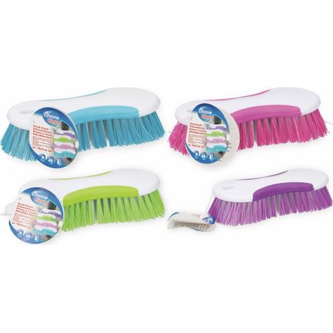 Spazzola per pulizia lifetime 16 cm resistente multi superficie 4 pezzi