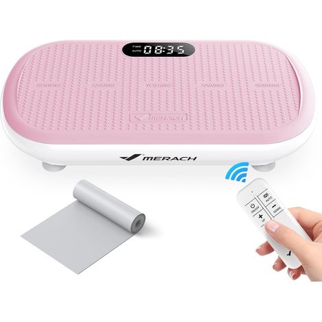 CV40 13 mm Grande Amplitude Plateforme Vibrante  Moteur Puissant de 200 W, Haut-parleur Bluetooth, Surface en Silicone Confortable, Télécommande, Entraînement à Domicile (1/5)