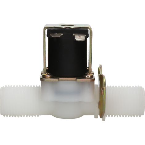 Électrovanne normalement fermée DC12V G1/2, vanne électrique en plastique pour fontaine à eau potable (1/5)