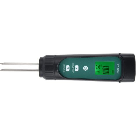 Bodenmessgerät mit integriertem 4-Pin-Sensor, ABS-Material, EC-Wert + Temperatur + Feuchtigkeitsmessung für Gartenbau, Landwirtschaft, Zimmer- und Gartenpflanzen (1 Stück)