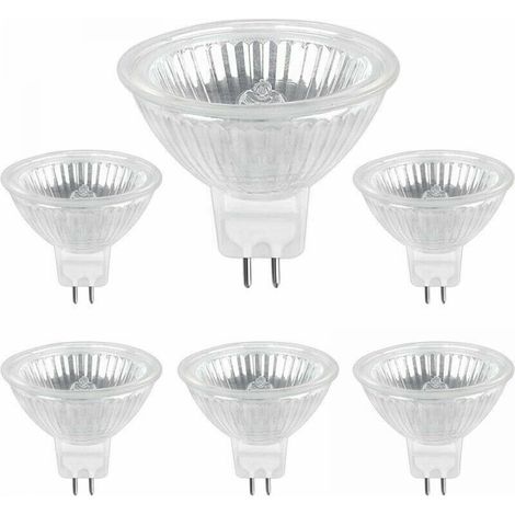 Ampoule Halogene GU5.3 35W 12V. Ampoule Spot Halogène MR16. pack de 6. (1/5)