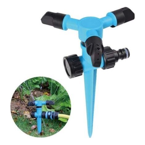 Garden sprinkler, automatic garden sprinkler, oscillating sprinkler, suitable for courtyard, lawn, children and garden, two water spray modes, 360° rotation (1/5)