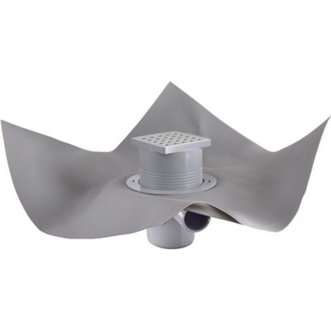SET PER DOCCIA A PAVIMENTO &quotGULLY Q&quot CON GRIGLIA E FOGLIO TEA Foglio 1800 x 2000 mm