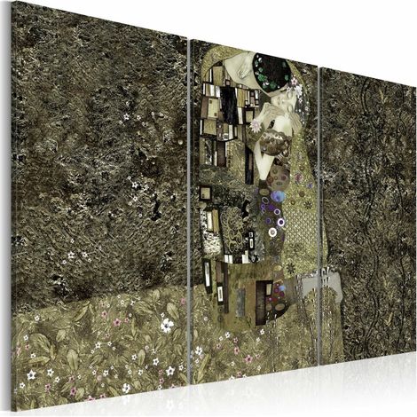 Tableau amour inspiration klimt - 120 x 80 cm (1/4)