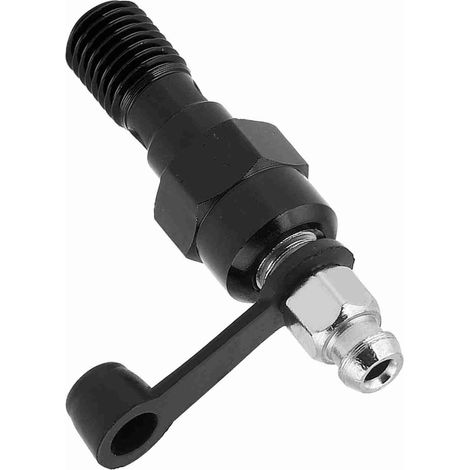 Entlüftungsschraube für den Bremssattel des Motorrad-Hauptbremszylinders M10x1,25 mm, schwarze Staubkappe. (1/5)