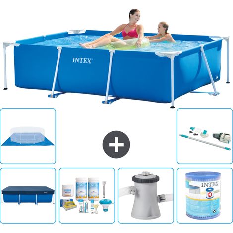 Intex Piscina con struttura Rettangolare - 220x150x60 cm - 7-pezzi  S30044 (1/5)