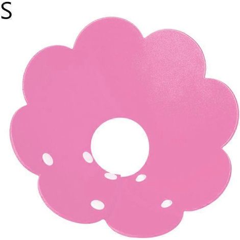 Collier de récupération pour chat Sunflower, ajustable, style élisabéthain, cônes, tailles S/M/L - Rose