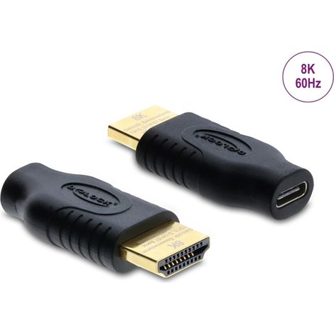 Delock Adaptador USB Type-Câ¢ a HDMI (modo alternativo DP) 8K 60 Hz con HDR y HDCP