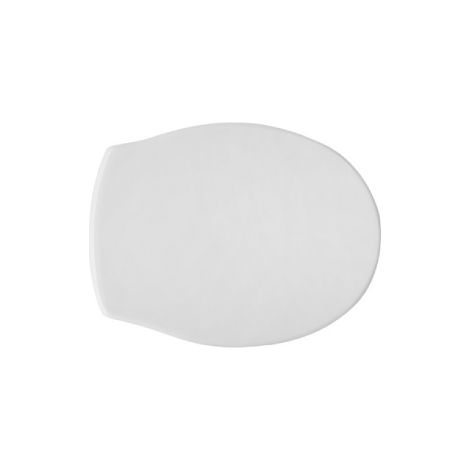 Sedile WC coprivaso per Azzurra vaso Jubilaeum bianco forma 1 46 x 36 cm interasse cerniere 10.5 - 21 cm regolabili