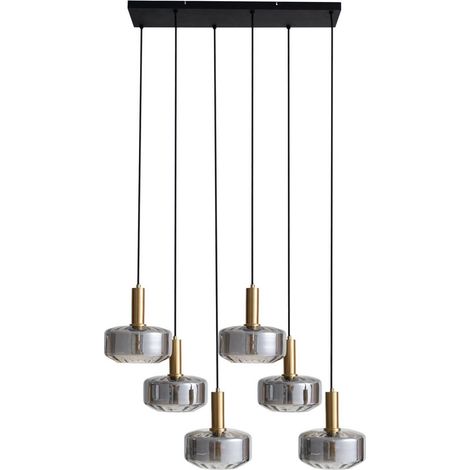Pendelleuchte "Hildur" aus Glas für Wohnzimmer & Esszimmer von Lindby (1/5)