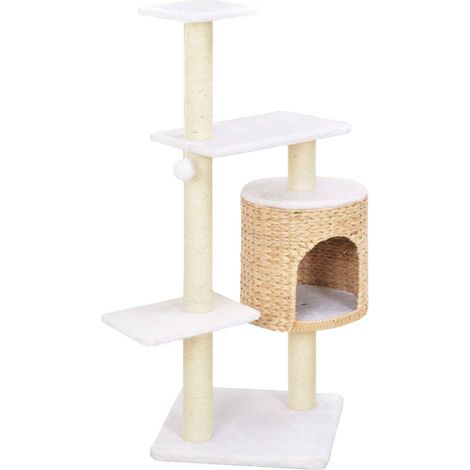 Maison Exclusive - Albero per Gatti con Tiragraffi in Sisal Seagrass