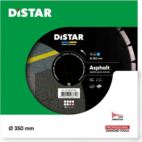 Diamantblatt Distar Milwaukee 350 mm Technologie HIT (1/2)
