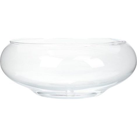 1 Bol À Poissons Transparent, Conteneur Plastique Arrondi, Pot Hydroponique Pour Bureau Et Maison (1/5)