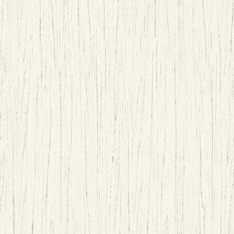 Papier peint intissé à paillettes blanc Tapisserie blanche avec rayures argentés Papier peint moderne idéal chambre adulte (1/3)