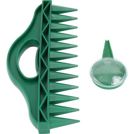 Lot de 2 semoirs à graines, outil de jardinage réglable à 12 trous, espaceur pour graines de fleurs et autres plantes. (1/5)