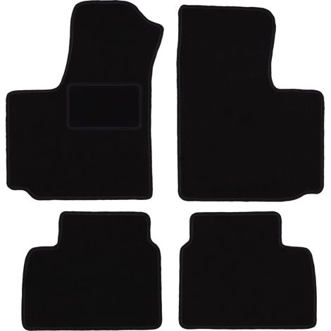 Tappetini in velluto nero per: FIat Doblo I kombivan (2000-2009) (1/5)