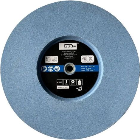 Meule abrasive 250 x 50 x 12 mm - G220 pour affûteuse G55227