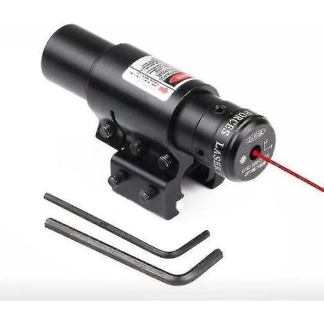Mini lampe torche laser infrarouge réglable pointant vers le haut, le bas, la gauche et la droite avec lentille à haute transmission, stylo pédagogique (lumière rouge + 11 et 20 m) (1/5)