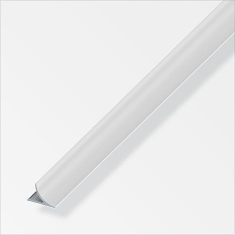 alfer Randfugeabdeckprofil 2.5 m, 12 x 17 mm Aluminium eloxiert silber Profil