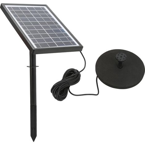 Pompe solaire pour fontaine à eau, type micro-split, ABS, avec contrôle du niveau d'eau, pour jardin, alimentation solaire 8 V CC. (1/5)