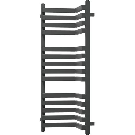 Mexen Loop radiateur de salle de bain 1000 x 375 mm, 572 W, anthracite - W129-1000-350-00-66 (1/3)