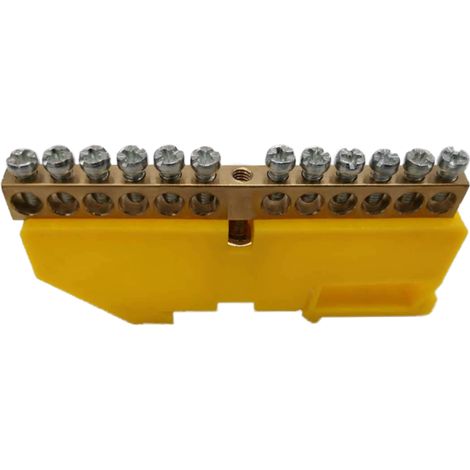 Bloc terminal électrique orno plastique durable 12 connexions