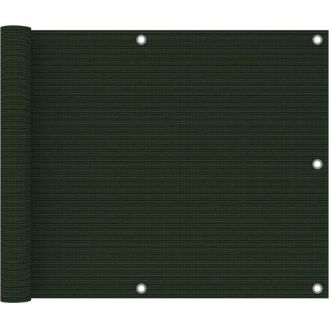 FIMEI Écran de balcon Vert foncé 75x400 cm PEHD (1/5)