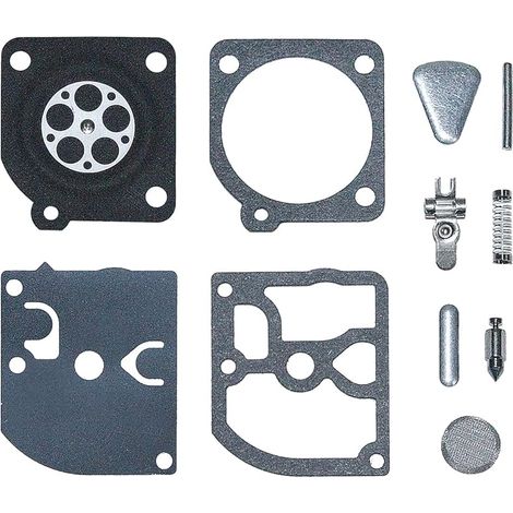 Membrane et Joints Kit pour Carburateur 021 023 025 FS300 FS350, Kit de Réparation Zama RB41 Pièces Accessoire Compatibles avec la Série Zama C1Q (1/5)