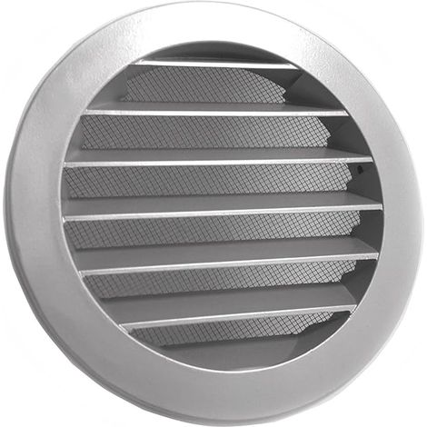 Aluminium grille Ø 160 mm grey (1/5)