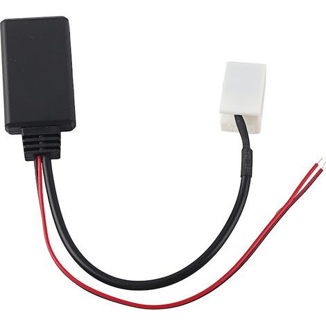 Câble AUX Bluetooth pour autoradio Peugeot et Citroën RD4, adaptateur audio de voiture sans fil, noir, streaming musique (1/5)