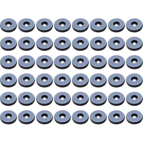 Möbelgleiter, 48er-Pack runde Teflon-Möbelgleiter, Antivibrations-Möbelgleiter - 19 mm (rund) (1/4)