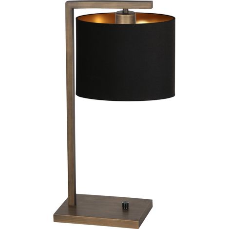 Steinhauer - tischlampe - Stang - bronze - metall textil -