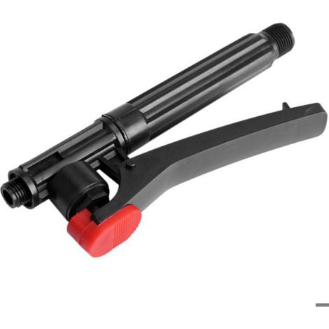 Poignee de Lance - Pulverisateur Jardin - Debit Reglable - Embout 360 Degres - Pour Tuyau Standard - 1 Piece (1/4)