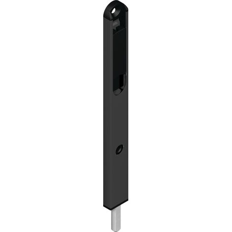 Verrou de condamnation en feuillure DATOR longueur 260mm laquée noir RAL9005 - LA CROISEE DS - DS6840-013