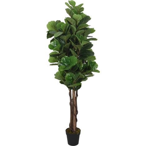Feigenbaum Künstlich 96 Blätter 80 cm Grün
